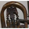  Lampe "Tuba" en cuivre, avec décor sur  Moinat SA  - Antiquités décoration