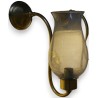 Brass wall light with glass globe at  Moinat SA  - Antiques and home décor
