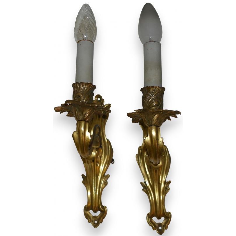Pair of Louis XV-style wall lights by Moinat SA – Antiques and home décor