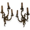 Pair of Louis XV-style wall lights with three arms by Moinat SA – Antiques and home décor