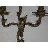  Paire d'appliques style Louis XV à 3 sur  Moinat SA  - Antiquités décoration