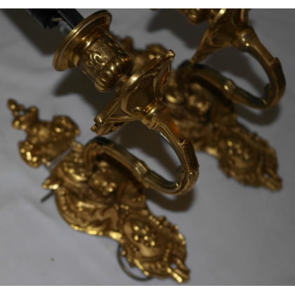 Applique style Louis XIV en bronze doré