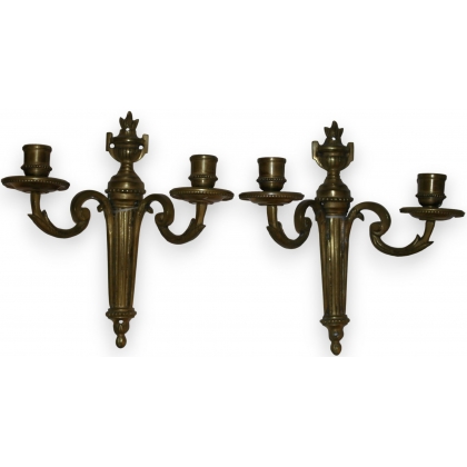 Pair of Louis XVI-style wall lights, set of 2, by Moinat SA – Antiques and home décor