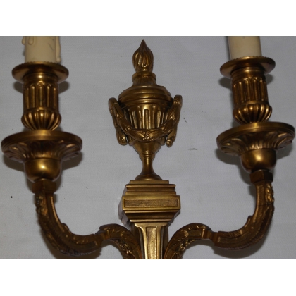 Pair of Louis XVI-style wall lights by "De sur Moinat SA" – Antiques and home décor