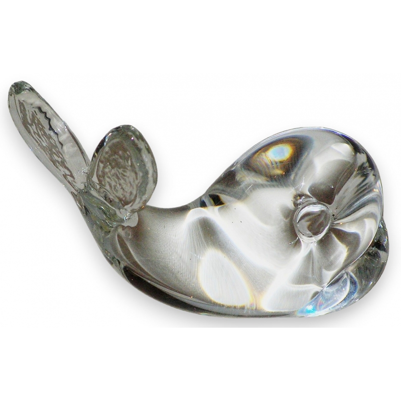  Baleine en cristal sur  Moinat SA  - Antiquités décoration