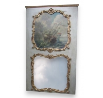 Régence mantel mirror, the top
