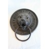  Marteau de porte ''Lion'' en fer et sur  Moinat SA  - Antiquités décoration