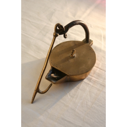 Stone miner’s oil lamp. at  Moinat SA  - Antiques and home décor