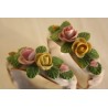 Pair of floral napkin rings by Moinat SA – Antiques and home décor