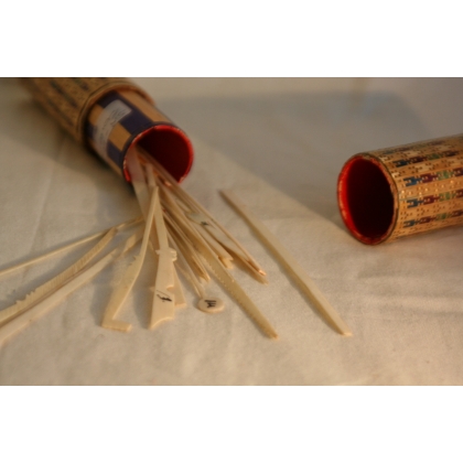 Jonchet set in a straw box by  Moinat SA  - Antiques and home décor