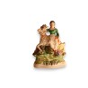 Earthenware figurine of a little girl with a goat by Moinat SA – Antiques and home décor