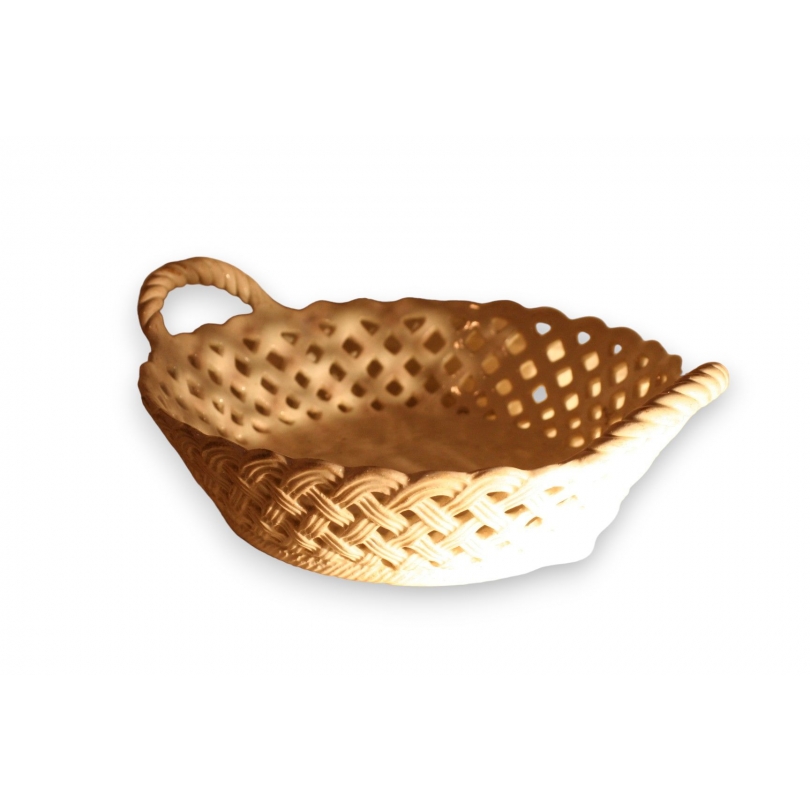 Openwork earthenware basket from Moinat SA – Antiques and home décor