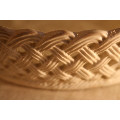 Openwork earthenware basket from Moinat SA – Antiques and home décor