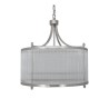 Suspension ronde \"Calto\" en nickel