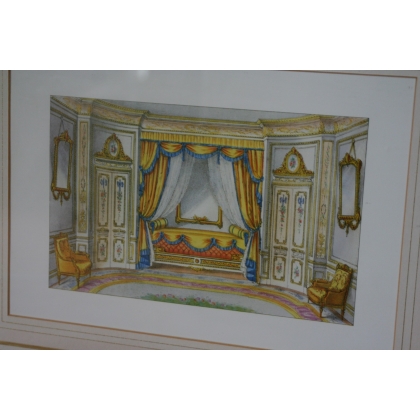 Engraving ‘Chelsea Interiors’ by Moinat SA – Antiques and decorative items – Engravings, lithographs