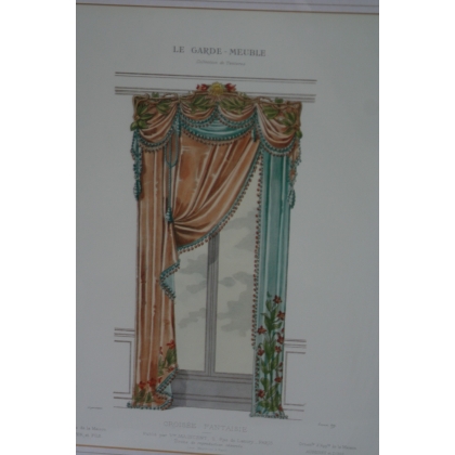 Gravure "Le Garde-meuble"  sur Moinat SA  - Antiquités décoration -  Gravures, Lithos