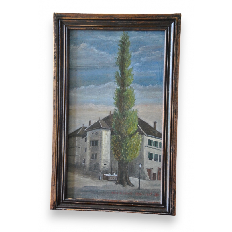 Paintings | Oil on canvas "Tree of Liberty" Moinat SA – Antiques and home décor