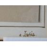  Dessin au crayon "Cour intérieure" sur  Moinat SA  - Antiquités décoration
