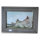 Huile sur toile "Château de Rolle"