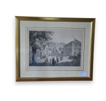 Gravure "Couvet" de CALAME