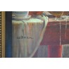 Paintings | Oil on canvas: ‘Young Woman Sewing’ by Moinat SA  – Antiques and home décor