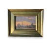 Paintings | Oil on wood "Nubi e sole, Ticino" Moinat SA  - Antiques and home décor