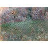 Paintings | Oil on wood "Nubi e sole, Ticino" Moinat SA  - Antiques and home décor