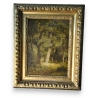 Huile sur toile "Sous bois, Le