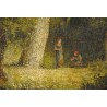 Paintings | Oil on canvas "Under the Trees", Le Moinat SA – Antiques and home décor