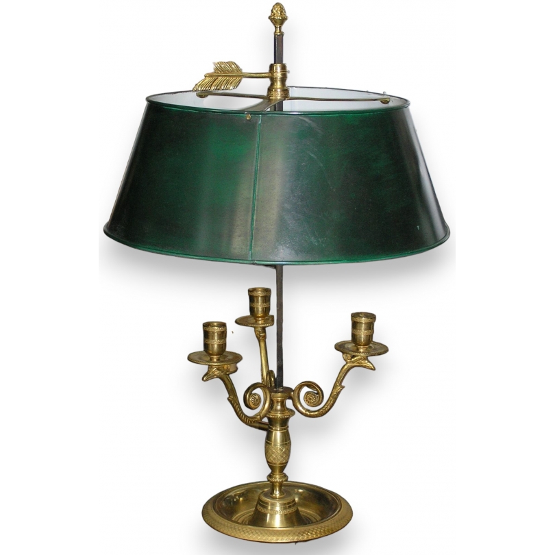 Empire bouillotte lamp, 3 ligh