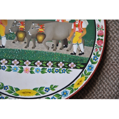 Paintings | Fond de Seille – Oil on wood "Bödeli Moinat SA – Antiques and home décor"