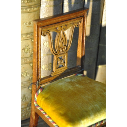 Miniature Empire-style chair, listed on  Moinat SA  - Antiques and home décor