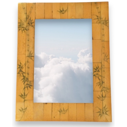 Cadre photo en os sur Moinat SA  - Antiquités décoration 
