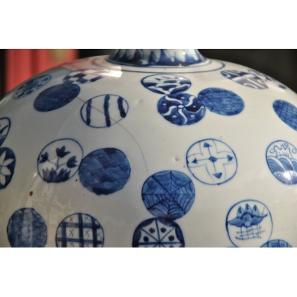  Jarre en porcelaine de Meiping avec sur  Moinat SA  - Antiquités décoration