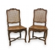 Pair of Régence carved chairs.