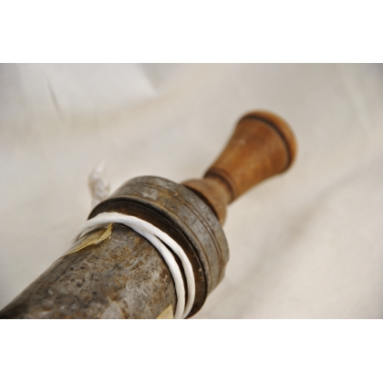 Pewter and wood enema set at Moinat SA – Antiques and home décor