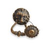 "Lion's Head" door knocker in burnished brass at  Moinat SA  - Antiques and home décor