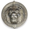 Heurtoir rond \"Tête de lion\" en laiton