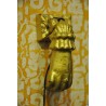 ‘Hand’ door knocker in gilded cast iron at  Moinat SA  - Antiques and home décor