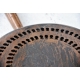 Boite ronde en argent 800