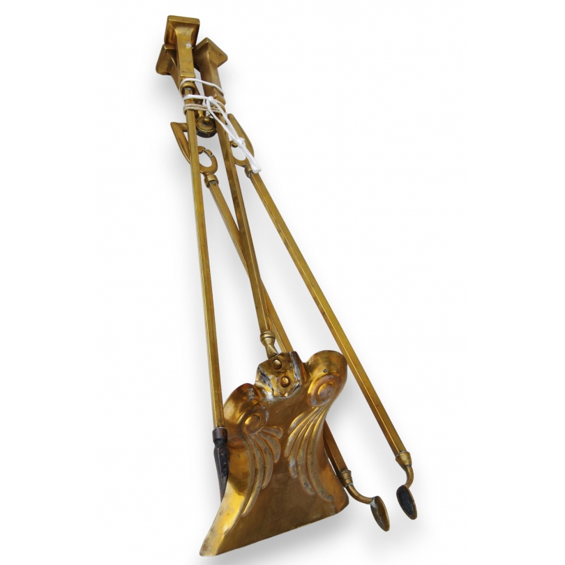 Outils de cheminée (pelle pince et