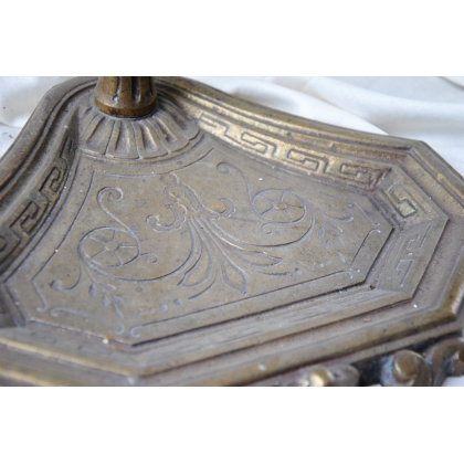  Support à outils de cheminée en bronze sur  Moinat SA  - Antiquités décoration