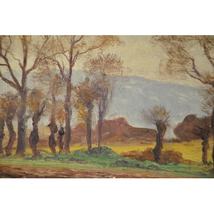 Paintings | Oil on canvas "Plaine aux Rocailles", Moinat SA  - Antiques and home décor