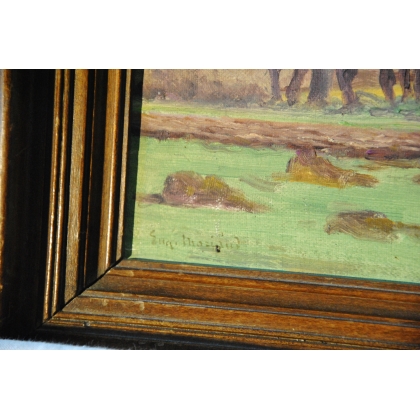 Paintings | Oil on canvas "Plaine aux Rocailles", Moinat SA  - Antiques and home décor