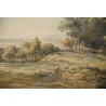  Aquarelle "Londres prise de Nordwood" sur  Moinat SA  - Antiquités décoration