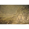 Engraving: ‘View of Reichenau Castle’ by Moinat SA – Antiques and decorative items – Engravings, lithographs