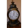 Black-lacquered Neuchâtel clock by Moinat SA – Antiques and home décor
