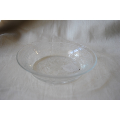 Engraved glass plate by Moinat SA – Antiques and home décor