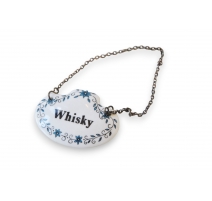 Collier de bouteille " Whisky" en porcelaine