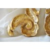 Pair of carved and gilded wooden pediments from  Moinat SA  - Antiques and decorative items